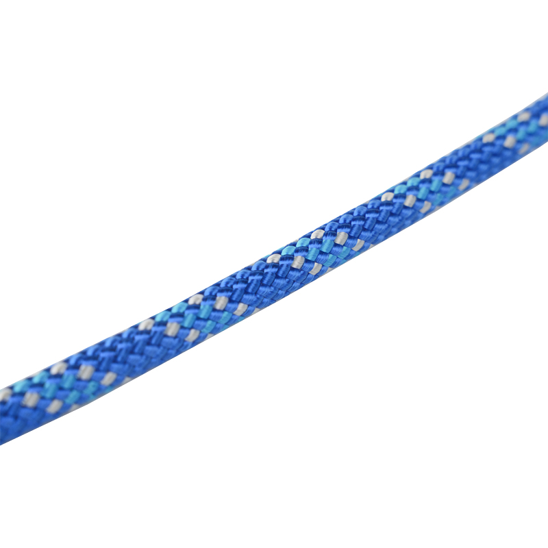 8mm litteä, sileä polyesteripunottu köysi