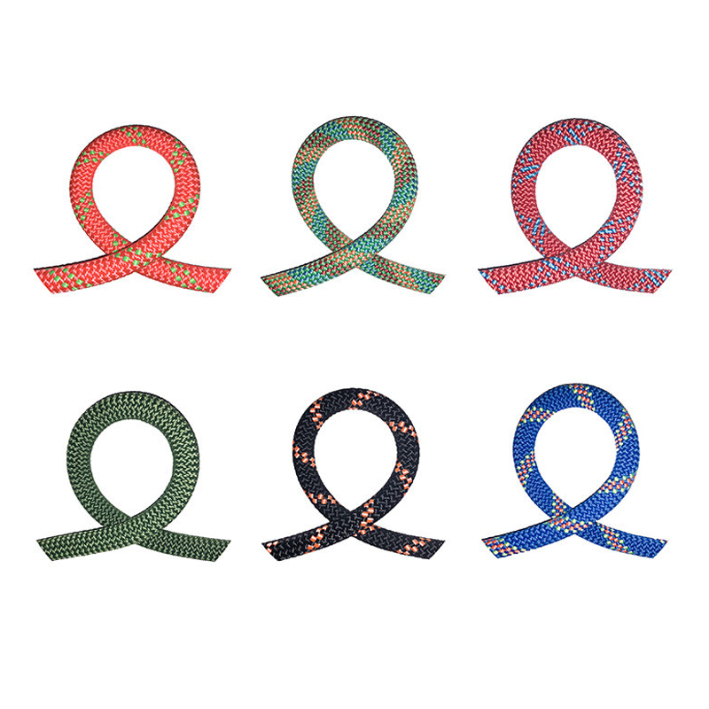 10mm 2200kg nylon punottu köysi pakoamiseen, tulipalon selviytymiseen, varmuuskopiointiin, kiipeilyyn, retkeilyyn, pelastukseen