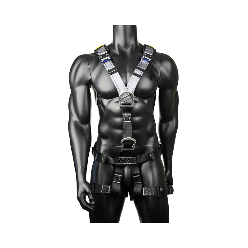 KA14-1 Kiipeilyvaljaat 5 alumiini D - renkaalla , 2 pikalukitussoljella EN361