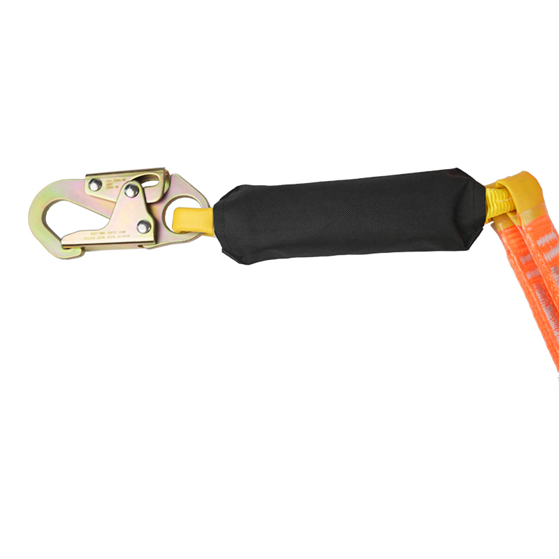 L19 Putoamispysäyttävä kaksoisturvanauha, jossa paksu nauha ja ANSI-koukut